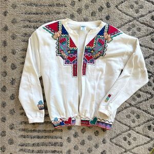 Vintage handmade Southwest cardigan
